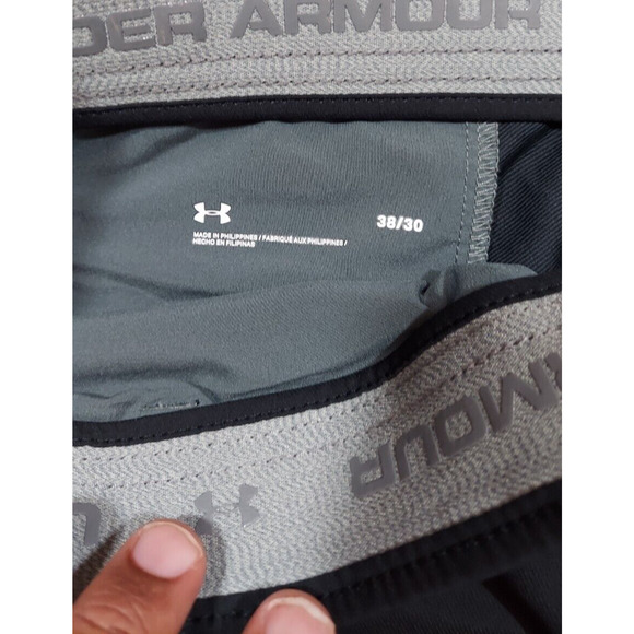 Under Armour Dress Pants Mens 38x30 Black Stretch Waistband Classic Formal - Picture 3 of 6
